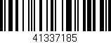 Código de barras (EAN, GTIN, SKU, ISBN): '41337185'