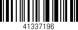 Código de barras (EAN, GTIN, SKU, ISBN): '41337196'