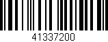 Código de barras (EAN, GTIN, SKU, ISBN): '41337200'