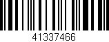 Código de barras (EAN, GTIN, SKU, ISBN): '41337466'