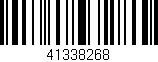 Código de barras (EAN, GTIN, SKU, ISBN): '41338268'