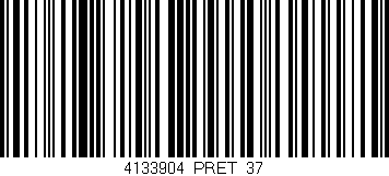 Código de barras (EAN, GTIN, SKU, ISBN): '4133904/PRET_37'