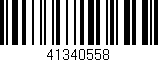 Código de barras (EAN, GTIN, SKU, ISBN): '41340558'