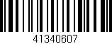 Código de barras (EAN, GTIN, SKU, ISBN): '41340607'