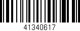 Código de barras (EAN, GTIN, SKU, ISBN): '41340617'