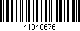 Código de barras (EAN, GTIN, SKU, ISBN): '41340676'