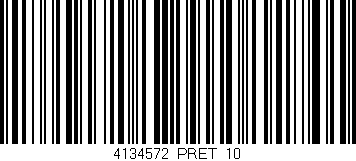 Código de barras (EAN, GTIN, SKU, ISBN): '4134572/PRET_10'