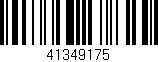 Código de barras (EAN, GTIN, SKU, ISBN): '41349175'