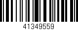 Código de barras (EAN, GTIN, SKU, ISBN): '41349559'