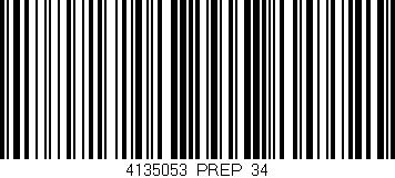 Código de barras (EAN, GTIN, SKU, ISBN): '4135053/PREP_34'