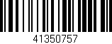 Código de barras (EAN, GTIN, SKU, ISBN): '41350757'