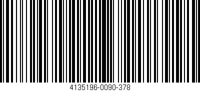 Código de barras (EAN, GTIN, SKU, ISBN): '4135196-0090-378'