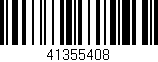 Código de barras (EAN, GTIN, SKU, ISBN): '41355408'