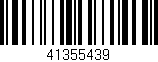Código de barras (EAN, GTIN, SKU, ISBN): '41355439'