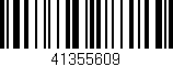 Código de barras (EAN, GTIN, SKU, ISBN): '41355609'