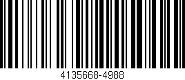 Código de barras (EAN, GTIN, SKU, ISBN): '4135668-4988'
