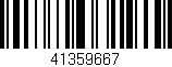 Código de barras (EAN, GTIN, SKU, ISBN): '41359667'