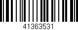 Código de barras (EAN, GTIN, SKU, ISBN): '41363531'