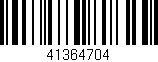Código de barras (EAN, GTIN, SKU, ISBN): '41364704'