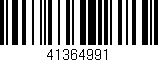 Código de barras (EAN, GTIN, SKU, ISBN): '41364991'