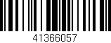Código de barras (EAN, GTIN, SKU, ISBN): '41366057'