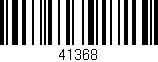 Código de barras (EAN, GTIN, SKU, ISBN): '41368'