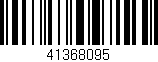 Código de barras (EAN, GTIN, SKU, ISBN): '41368095'