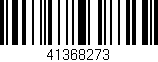 Código de barras (EAN, GTIN, SKU, ISBN): '41368273'