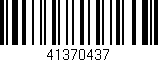 Código de barras (EAN, GTIN, SKU, ISBN): '41370437'