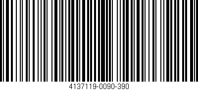 Código de barras (EAN, GTIN, SKU, ISBN): '4137119-0090-390'