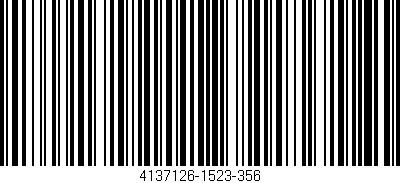 Código de barras (EAN, GTIN, SKU, ISBN): '4137126-1523-356'