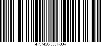 Código de barras (EAN, GTIN, SKU, ISBN): '4137428-3581-334'