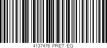 Código de barras (EAN, GTIN, SKU, ISBN): '4137478/PRET_EG'