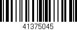 Código de barras (EAN, GTIN, SKU, ISBN): '41375045'