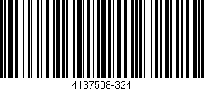 Código de barras (EAN, GTIN, SKU, ISBN): '4137508-324'