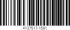 Código de barras (EAN, GTIN, SKU, ISBN): '4137517-1591'