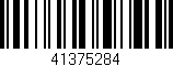 Código de barras (EAN, GTIN, SKU, ISBN): '41375284'