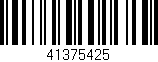 Código de barras (EAN, GTIN, SKU, ISBN): '41375425'