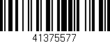 Código de barras (EAN, GTIN, SKU, ISBN): '41375577'