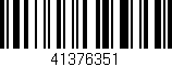 Código de barras (EAN, GTIN, SKU, ISBN): '41376351'