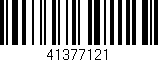 Código de barras (EAN, GTIN, SKU, ISBN): '41377121'