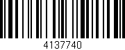 Código de barras (EAN, GTIN, SKU, ISBN): '4137740'