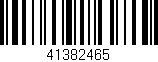 Código de barras (EAN, GTIN, SKU, ISBN): '41382465'