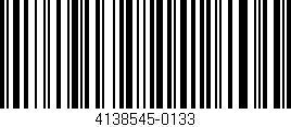 Código de barras (EAN, GTIN, SKU, ISBN): '4138545-0133'
