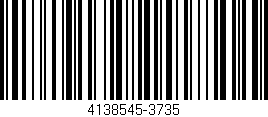 Código de barras (EAN, GTIN, SKU, ISBN): '4138545-3735'