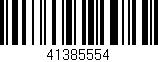 Código de barras (EAN, GTIN, SKU, ISBN): '41385554'