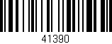 Código de barras (EAN, GTIN, SKU, ISBN): '41390'