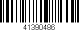 Código de barras (EAN, GTIN, SKU, ISBN): '41390486'