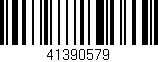 Código de barras (EAN, GTIN, SKU, ISBN): '41390579'