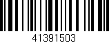 Código de barras (EAN, GTIN, SKU, ISBN): '41391503'